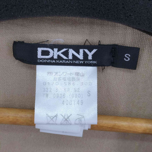 ダナキャランニューヨーク DKNY トッパーカーディガン ショールカラー ラメ加工 レディース JPN:S