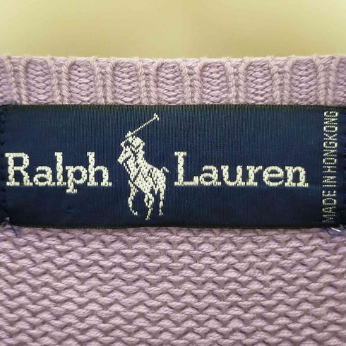 ラルフローレン RALPH LAUREN ポニー 刺繍 ロゴニット レディース M