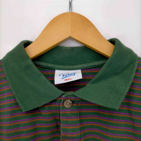 ケボズ KEboz BORDER S/S POLO メンズ JPN:S
