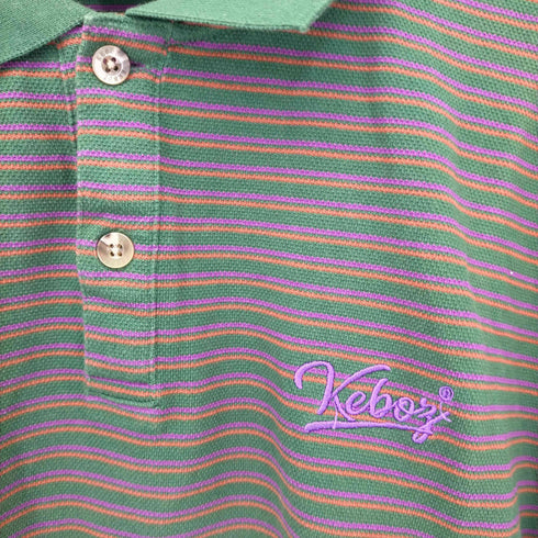 ケボズ KEboz BORDER S/S POLO メンズ JPN:S