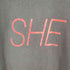 パコ ラバンヌ Paco Rabanne Peter Saville SHE SWEATERSHIRT フロッキー プリント クルーネック スウェット メンズ import:L