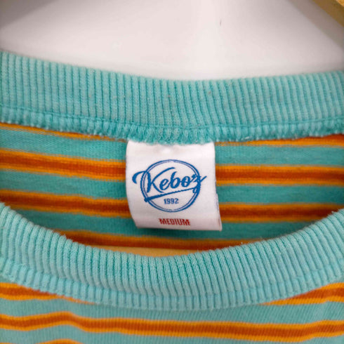 ケボズ KEboz MULTI BORDER S/S TEE メンズ JPN:M