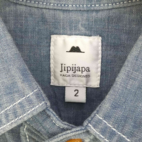 ヒピハパ Jipijapa デザインボタン ポケットシャツ メンズ JPN:2