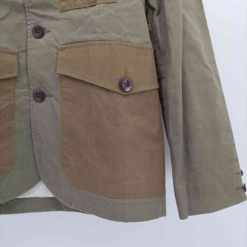 ナイジェルケーボン NIGEL CABOURN ARMY BLAZER HARLEY STEVENSON R200 RIPSTOP アーミーブレザーリップストップ メンズ EUR:48
