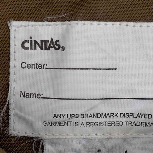 シンタス CINTAS 90-2000s 企業ロゴ ワッペン Ups ハーフジップ プルオーバージャケット メンズ 2XL