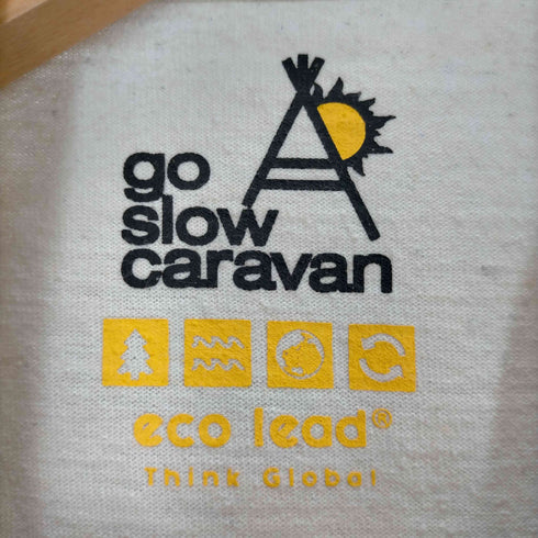 ゴースローキャラバン go slow caravan リサイクル天竺 パイナップルクマTEE メンズ JPN:4