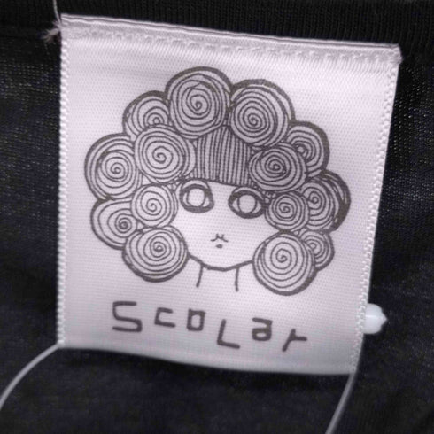 スカラー scalar ベロア切替ロングスリーブワンピース レディース JPN:M