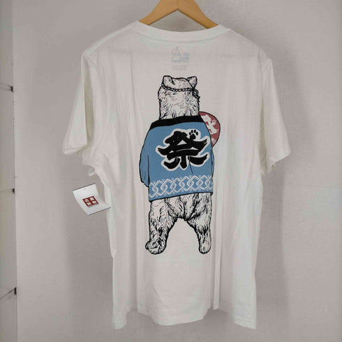 ゴースローキャラバン go slow caravan USA/C天竺 プリント SS TEE 祭りクマスペシャル メンズ JPN:4