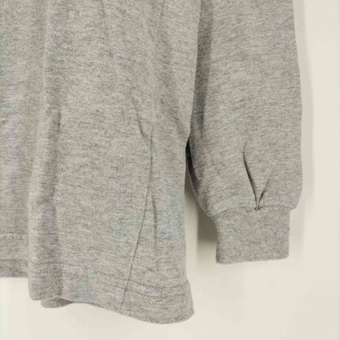 バーバリアン BARBARIAN カナダ製 クルーネックロングTシャツ メンズ import:M