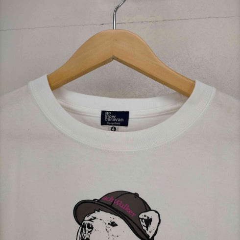 ゴースローキャラバン go slow caravan ×DUO ヒラメクマ Tシャツ メンズ JPN:4