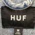 ハフ HUF ロゴプリント デニムジャケット メンズ M