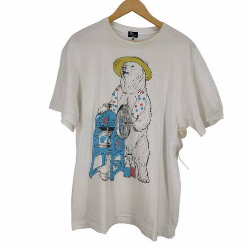 ゴースローキャラバン go slow caravan カキ氷職人クマTEE メンズ JPN:4