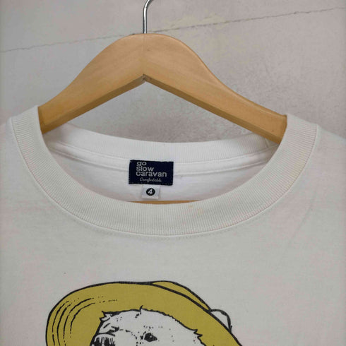 ゴースローキャラバン go slow caravan カキ氷職人クマTEE メンズ JPN:4