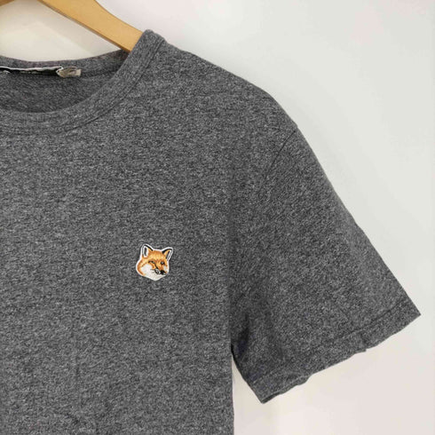 メゾンキツネ MAISON KITSUNE メゾンキツネ FOX HEAD PATCH TEE フォックスヘッド パッチ ティー クルーネックTシャツ メンズ import:XS