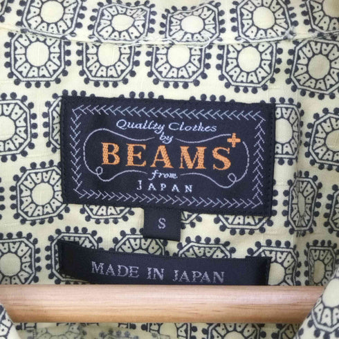 ビームスプラス BEAMS+ 小紋プリント オープンカラー 半袖 シャツ メンズ JPN:S
