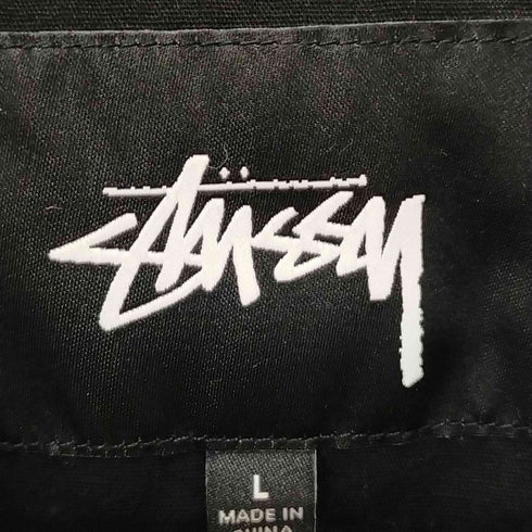 ステューシー Stussy ロゴ プリント ナイロンジャケット メンズ L