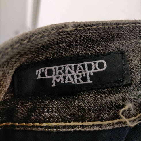 トルネードマート TORNADO MART ダメージ加工 スタッズ パイソン フレアジーンズ メンズ JPN:S
