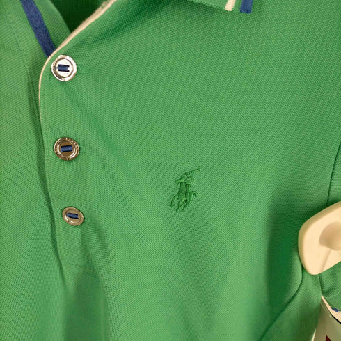 ポロゴルフラルフローレン POLO GOLF RALPH LAUREN ポニー刺繍 ハーフボタン ポロシャツ ゴルフウェア レディース JPN:S