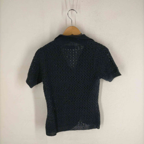 マカフィー MACPHEE HAND KNIT ドライコットン 半袖カーディガン レディース