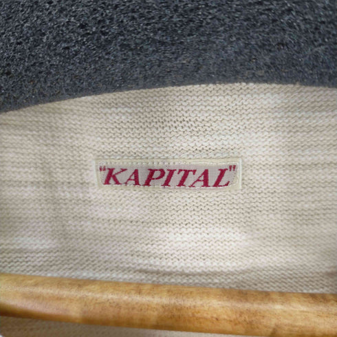キャピタル KAPITAL コットンクルーネックS/Sカットソー メンズ 1