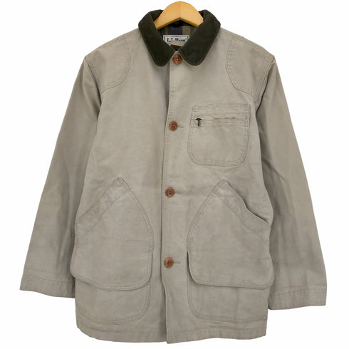 エルエルビーン L.L.Bean 70-80s USA製 裏地チェック コットンダック ハンティングジャケット メンズ import:S