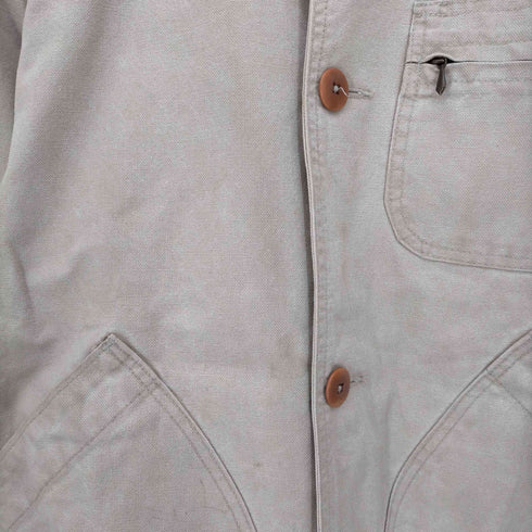 エルエルビーン L.L.Bean 70-80s USA製 裏地チェック コットンダック ハンティングジャケット メンズ import:S