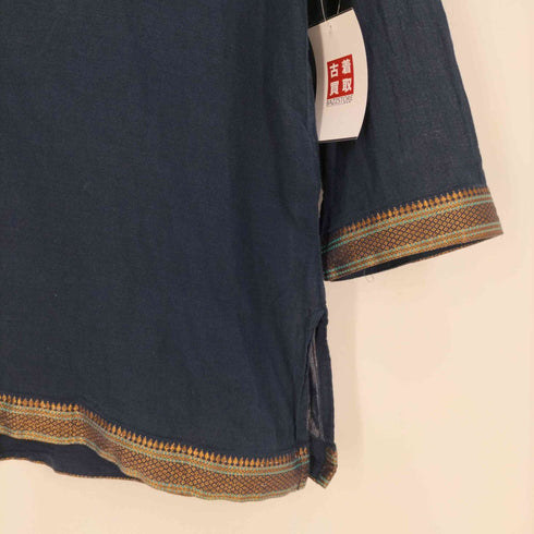 ローレンラルフローレン LAUREN RALPH LAUREN デザイン Vネック コットントップス レディース import:XS