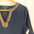 ローレンラルフローレン LAUREN RALPH LAUREN デザイン Vネック コットントップス レディース import:XS