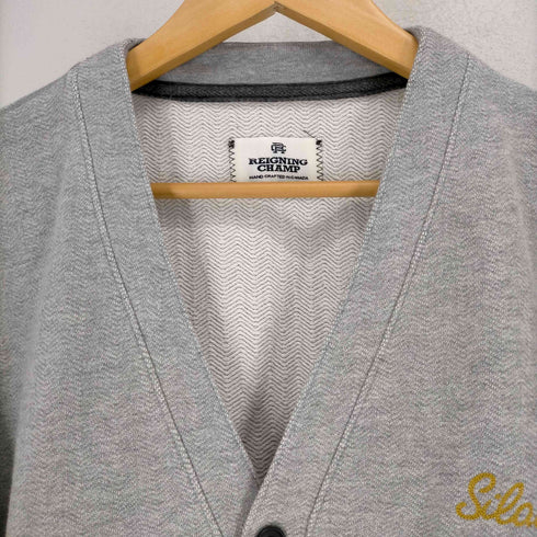 レイニングチャンプ REIGNING CHAMP ロゴ刺繍コットンカーディガン メンズ JPN:M
