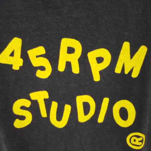フォーティーファイブアールピーエム 45rpm クルーネックプリントS/Sカットソー メンズ 4