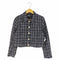 ザラ ZARA Tweed Shorts jacket ツイード ショートジャケット レディース import:L