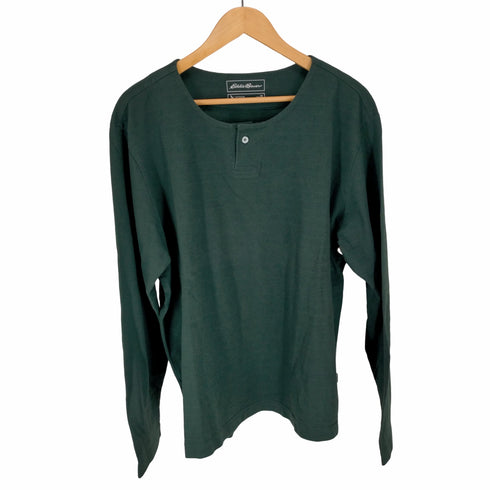 エディーバウアー Eddie Bauer 畝 ヘンリーネックTシャツ メンズ JPN:XL