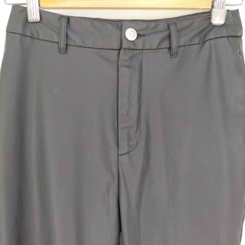 ジーナシス JEANASIS ビーガンレザーバックスリットフレアパンツ レディース JPN:M