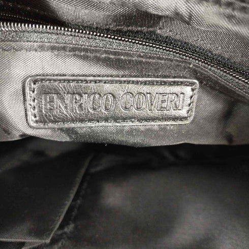 エンリココベリ enrico coveri 編み込みレザートートバッグ レディース