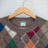 ユナイテッドカラーズオブベネトン UNITED COLORS OF BENETTON MADE IN ITALY アーガイル柄ニット メンズ