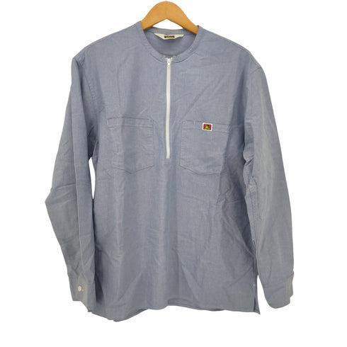 ベンデイビス BEN DAVIS バンドカラー ハーフジップ L/Sシャツ メンズ JPN:4