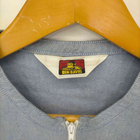 ベンデイビス BEN DAVIS バンドカラー ハーフジップ L/Sシャツ メンズ JPN:4