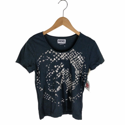 ディーゼル DIESEL 横顔Tシャツ レディース import:S