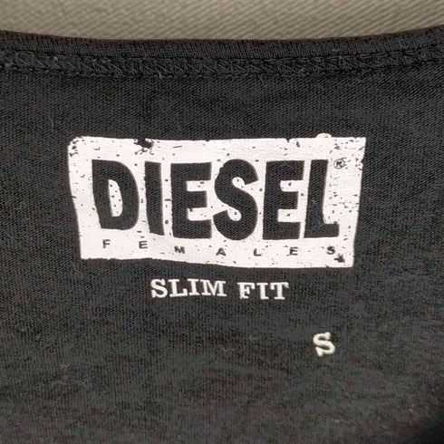 ディーゼル DIESEL 横顔Tシャツ レディース import:S