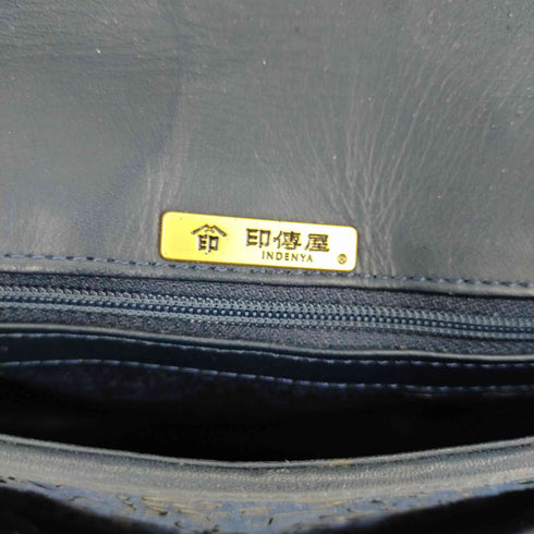 インデンヤ 印傳屋 タッセルチャームショルダーバッグ 漆加工 レディース