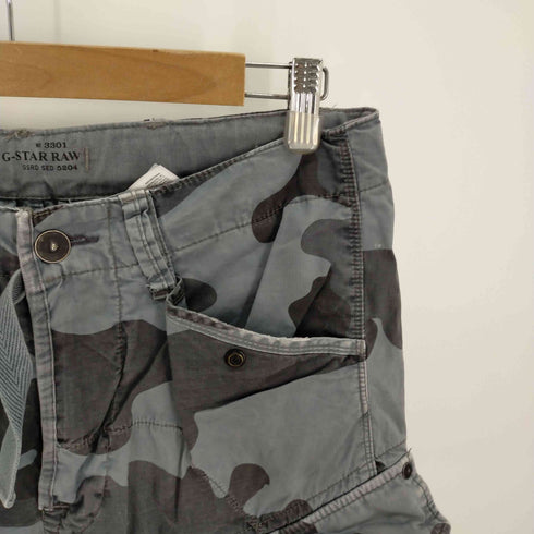 ジースターロー G-STAR RAW カモフラカーゴショートパンツ メンズ UK:30-31