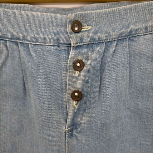 アーペーセー A.P.C. ボタンフライ デニムショーツ レディース import:S