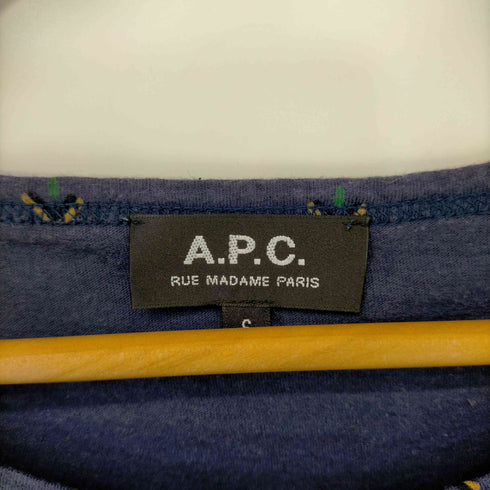 アーペーセー A.P.C. 総柄Tシャツ レディース import:S