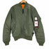 アルファインダストリーズ ALPHA INDUSTRIES MA-1 フライトジャケット メンズ JPN:XL