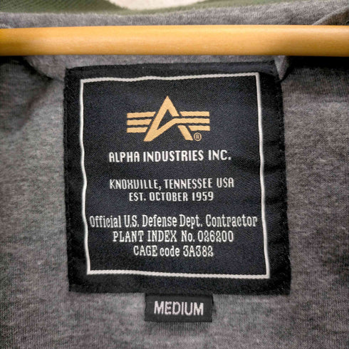 アルファインダストリーズ ALPHA INDUSTRIES MA-1 ジップジャケット メンズ JPN:M