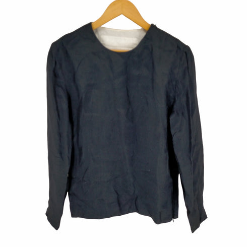 マルタンマルジェラエイチアンドエム Martin Margiela H&M ショルダーサイドジップサテンブラウス レディース