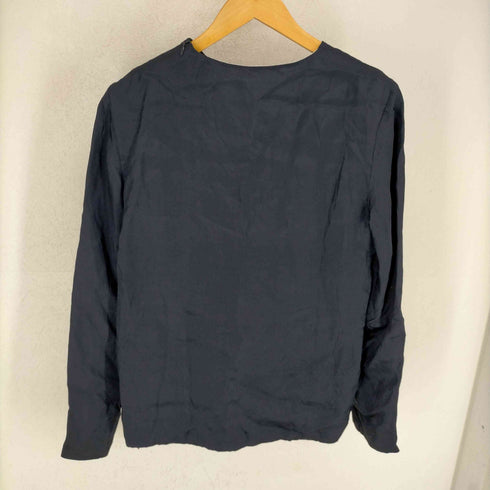 マルタンマルジェラエイチアンドエム Martin Margiela H&M ショルダーサイドジップサテンブラウス レディース