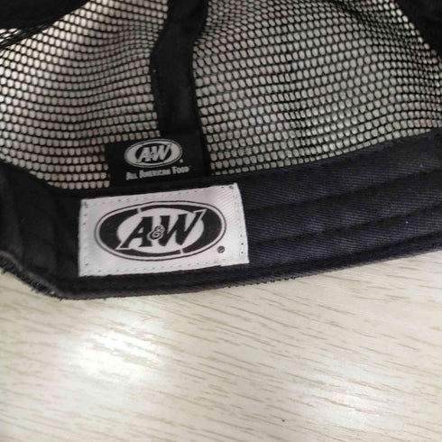 エーアンドダブリュー オキナワ A&W Okinawa ロゴ刺繍メッシュキャップ メンズ FREE