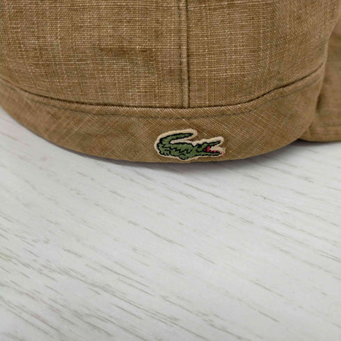 ラコステ LACOSTE 裏地チェック コットンワークキャップ メンズ 58