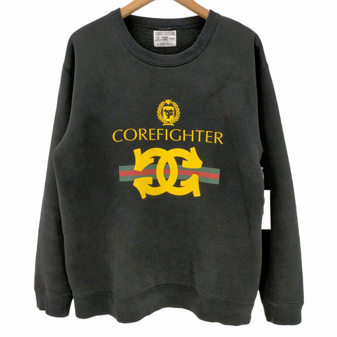 コアファイター Corefighter ロゴプリントクルーナックスウェット メンズ
